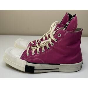 Rick Owens x Converse DRKSHDW TURBODRK Hi Top Pink A05685C Unisex Men 8 Wm 10